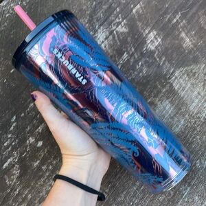 Starbucks Metallic Halloween Fern Mushroom Venti Tumbler